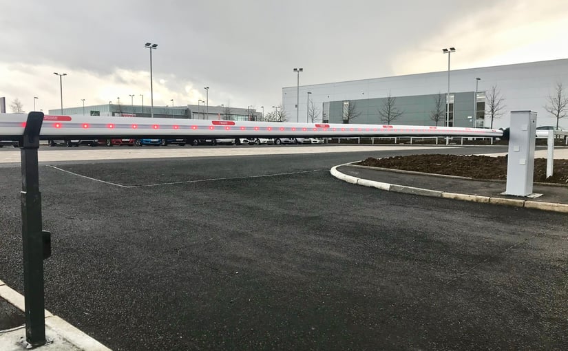 Automatic Car Park Barrier installed in Edinburgh Scotland