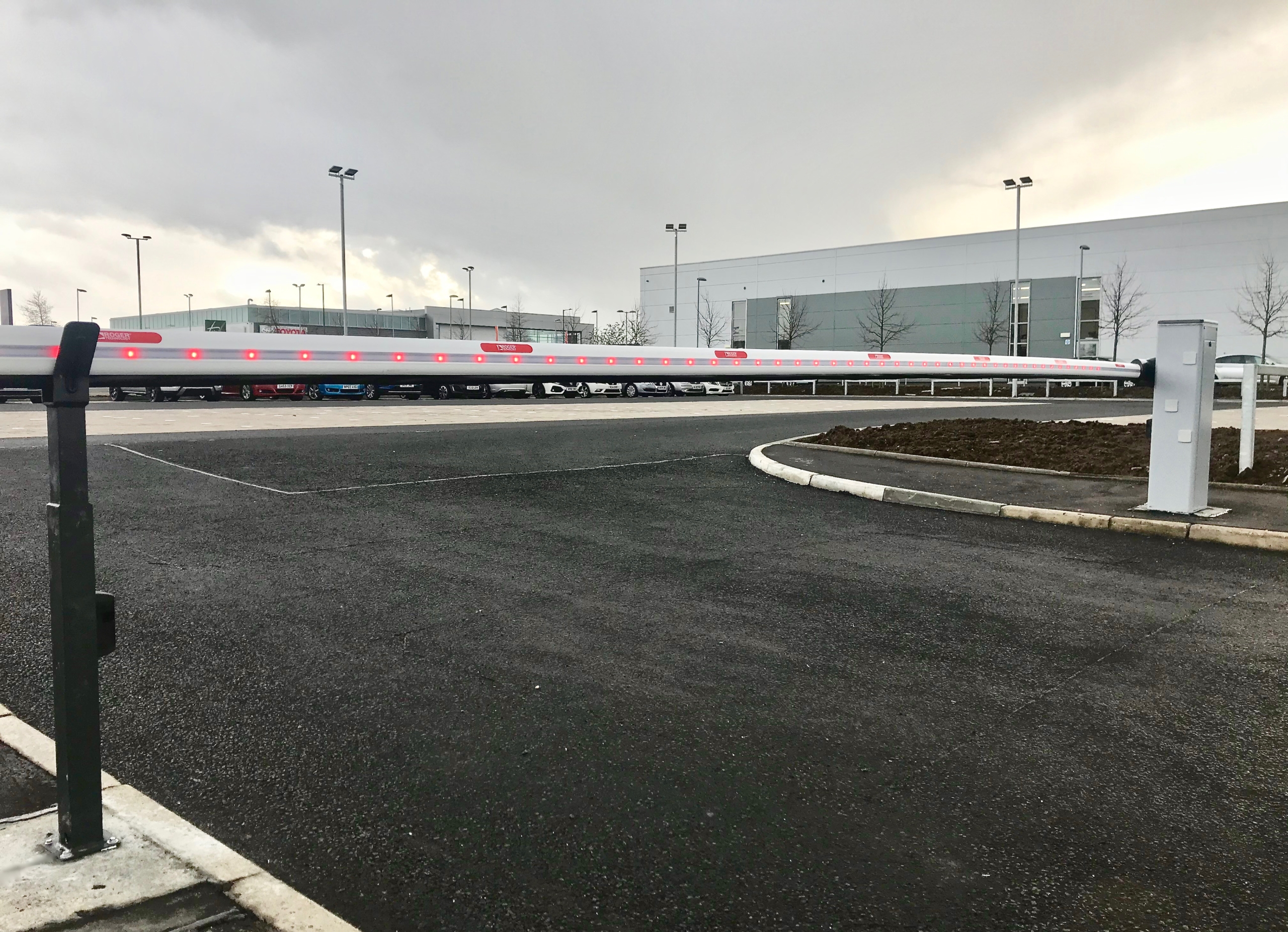Automatic Car Park Barrier installed in Edinburgh Scotland