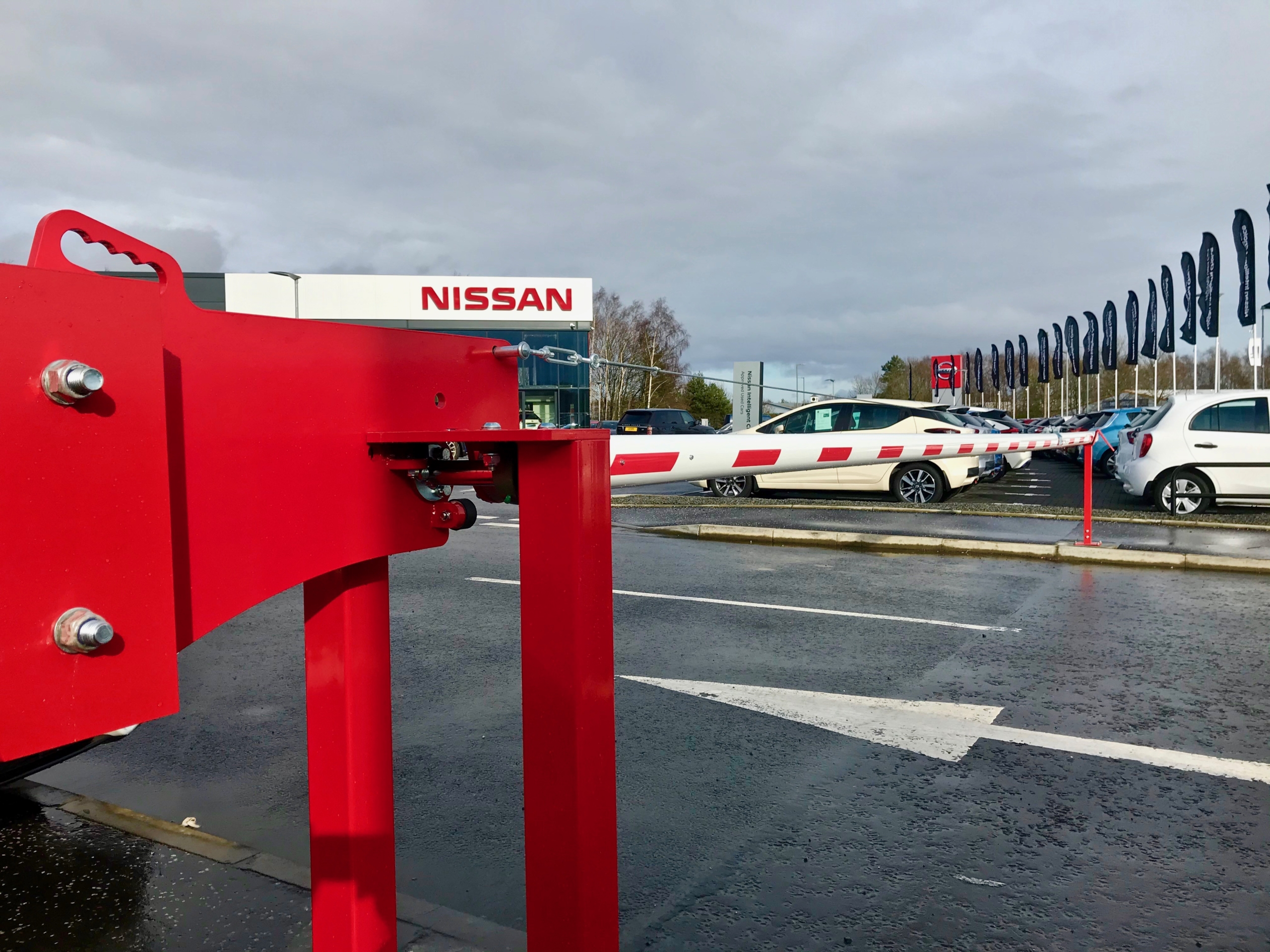 Manual Car Park Barrier installed in Stirling