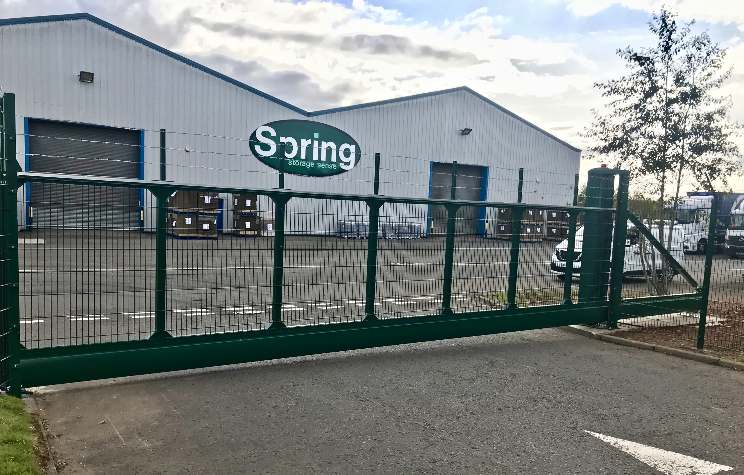 Industrial Gates Installed in Bathgate Scotland