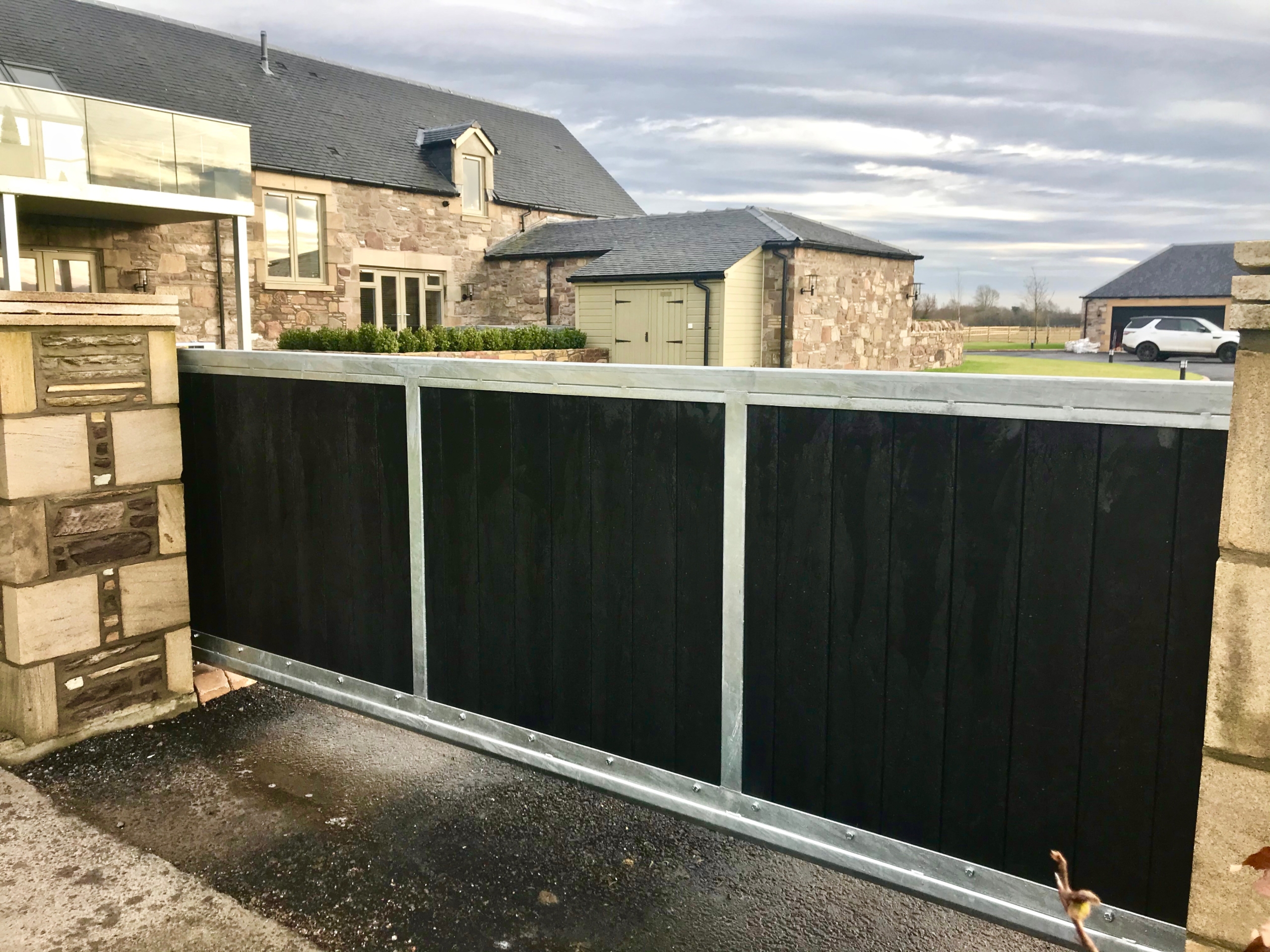 Composite | Recycled Plastic Driveway Gates installed in Scotland