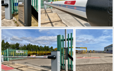 AES (SCOTALND) LTD recently installed dual automatic car park barriers Edinburgh